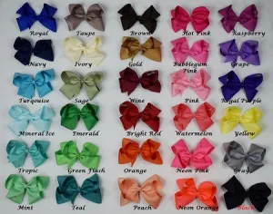 7in Chunky Bow (33 Colors)
