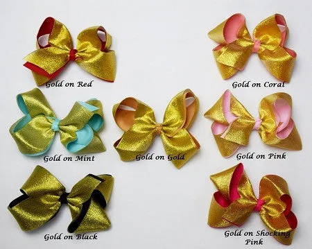 7in Double Ribbon Chunky Bow