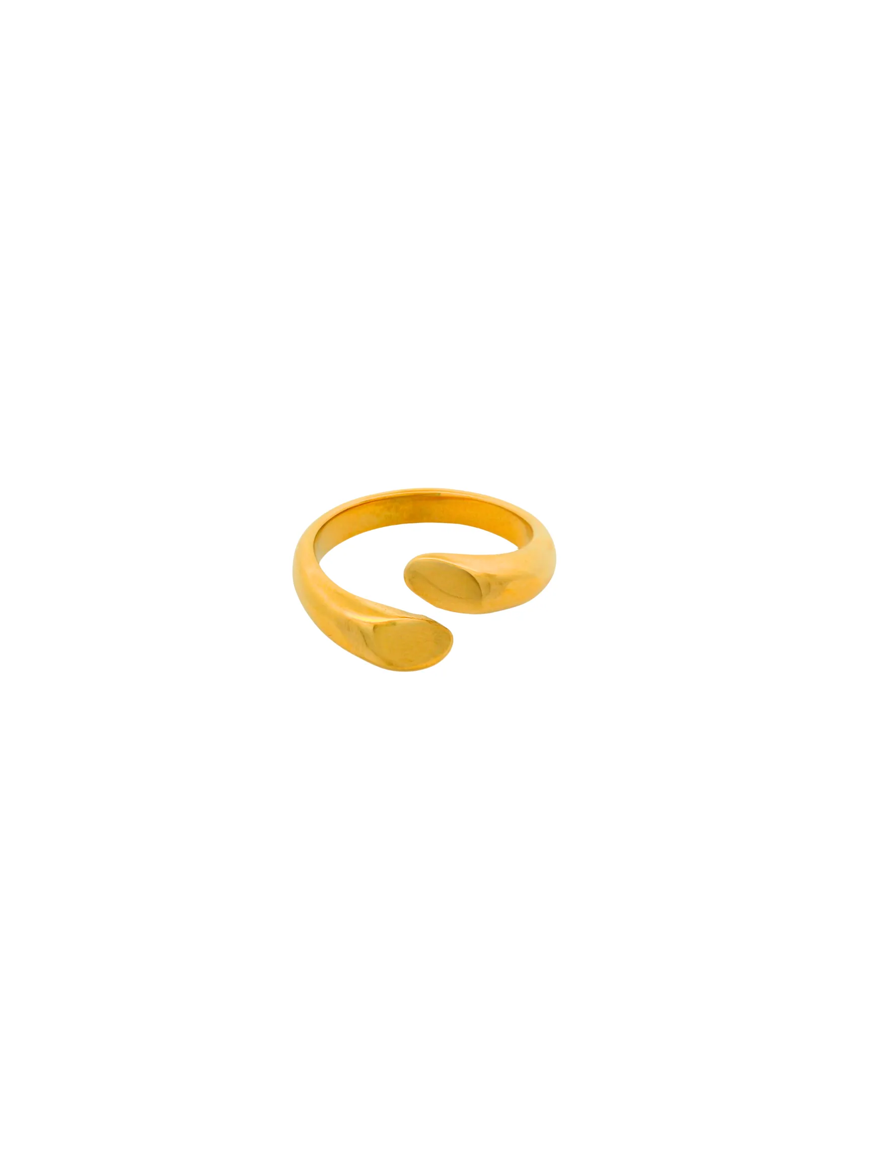 Anillo Abierto Bordes Planos