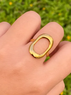 Anillo Con Ovalo Abierto
