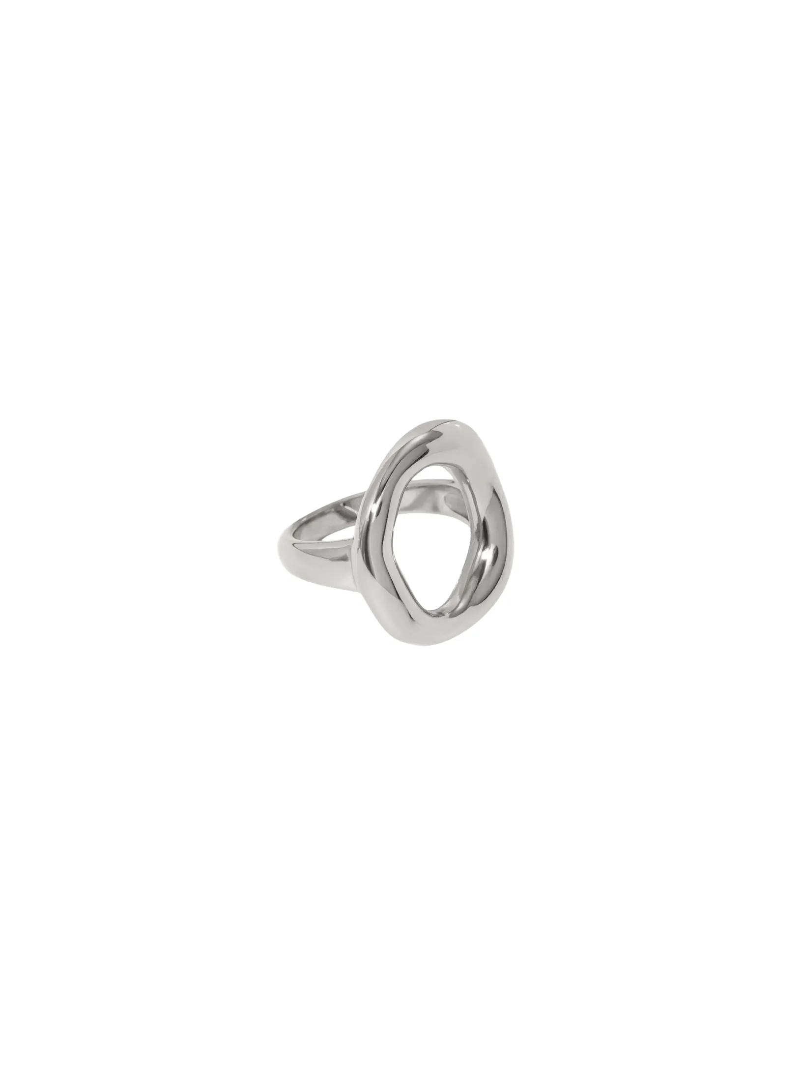 Anillo Con Ovalo Irregular