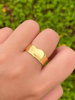 Anillo Curveado Chunky