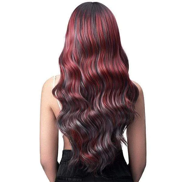 Bobbi Boss Synthetic Chunky Highlights Lace Front Wig - MLF554 ROSEWOOD