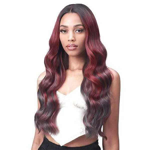 Bobbi Boss Synthetic Chunky Highlights Lace Front Wig - MLF554 ROSEWOOD