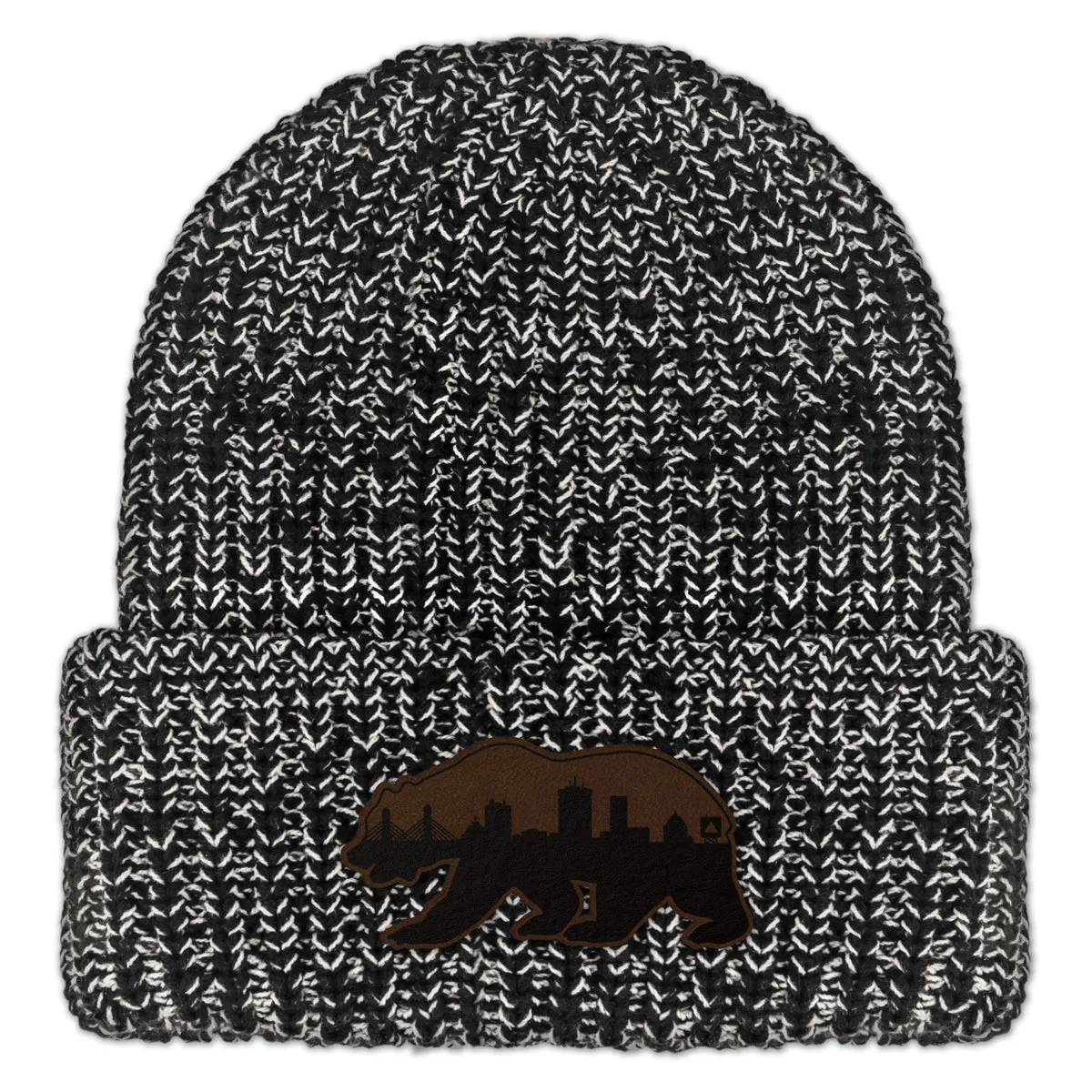Boston Bear Skyline Leather Chunky Knit