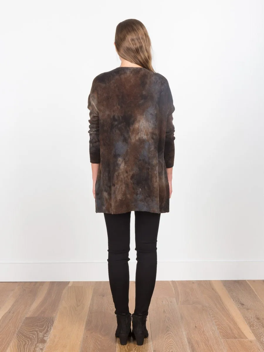 camouflage cardigan
