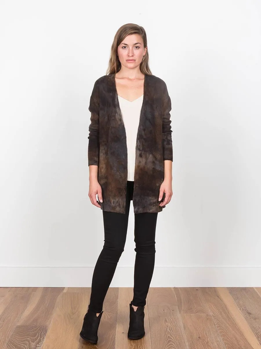 camouflage cardigan