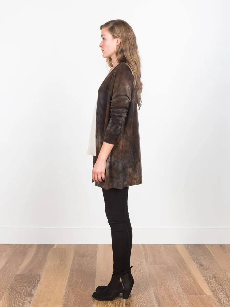 camouflage cardigan