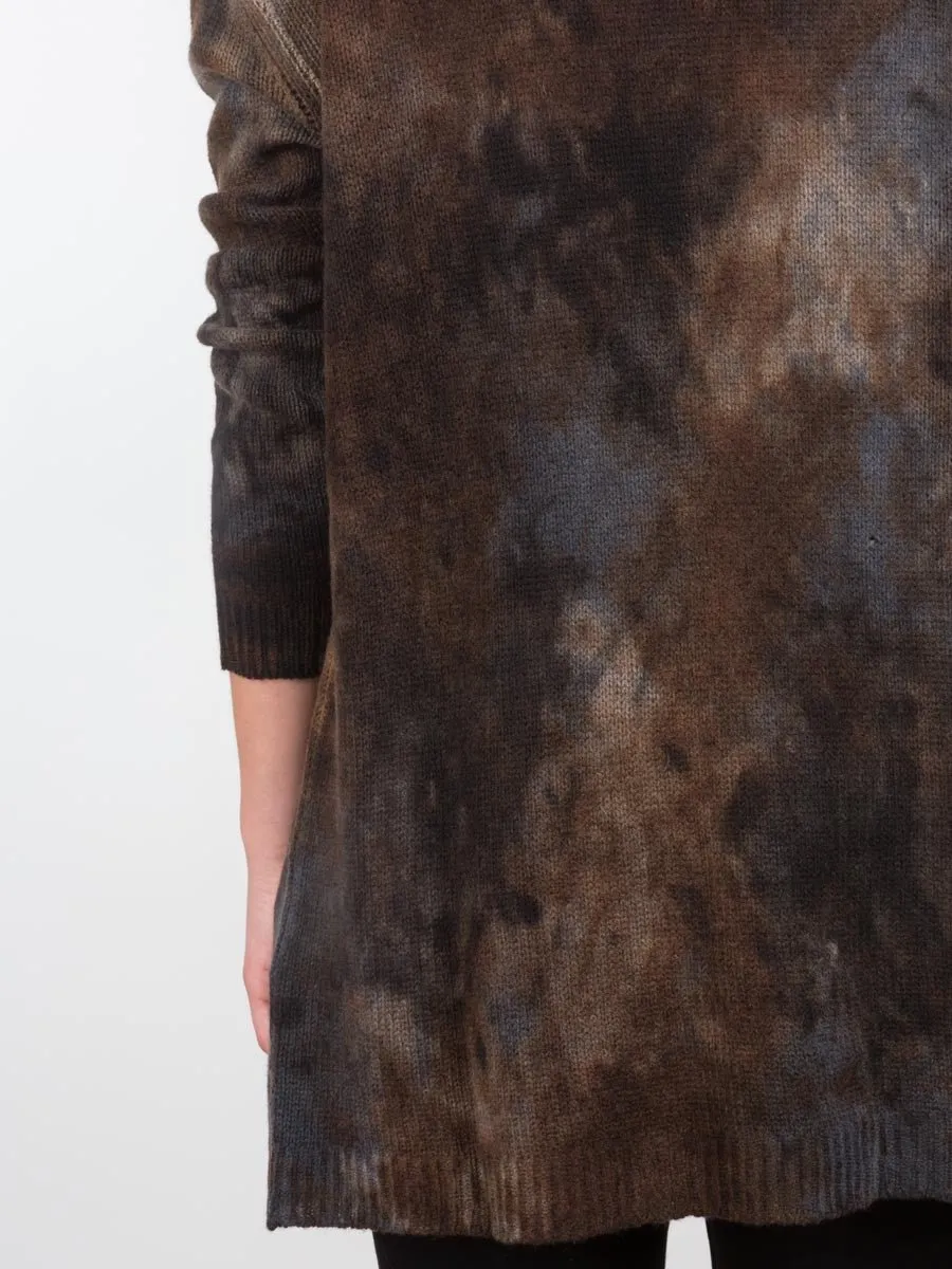 camouflage cardigan