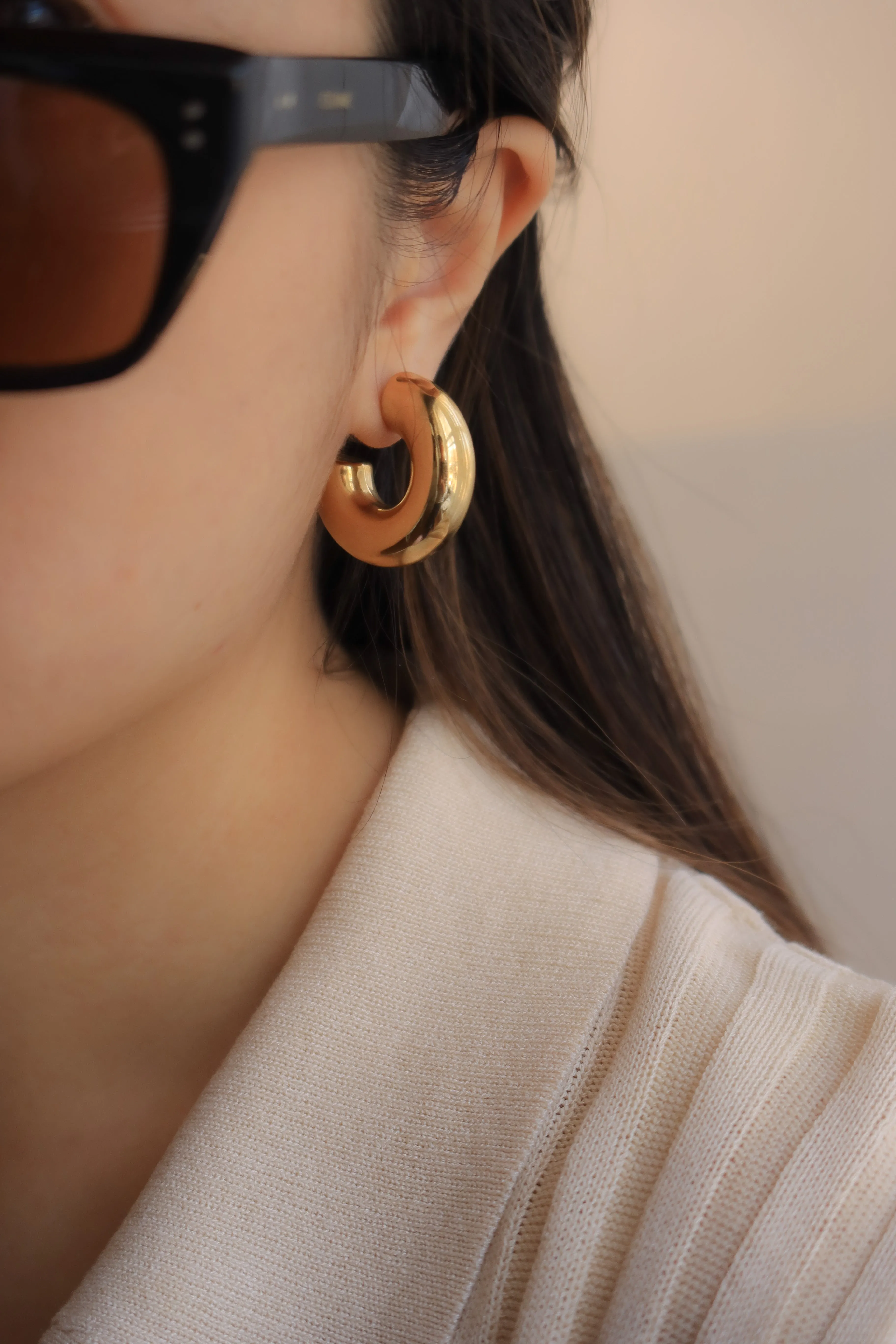 Chubby Hoop Earrings