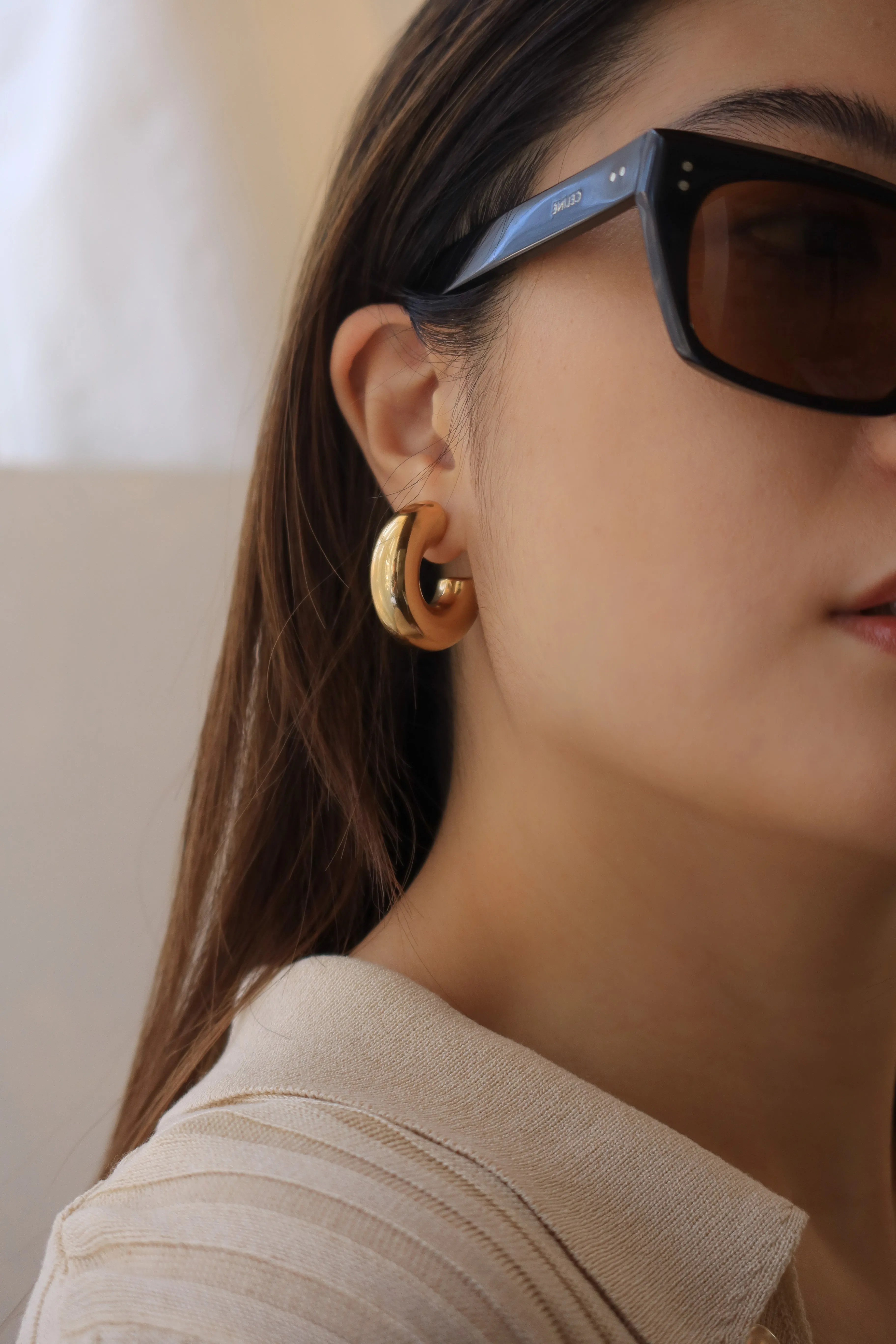 Chubby Hoop Earrings