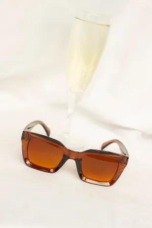 Chunky Bevelled Square Sunglasses