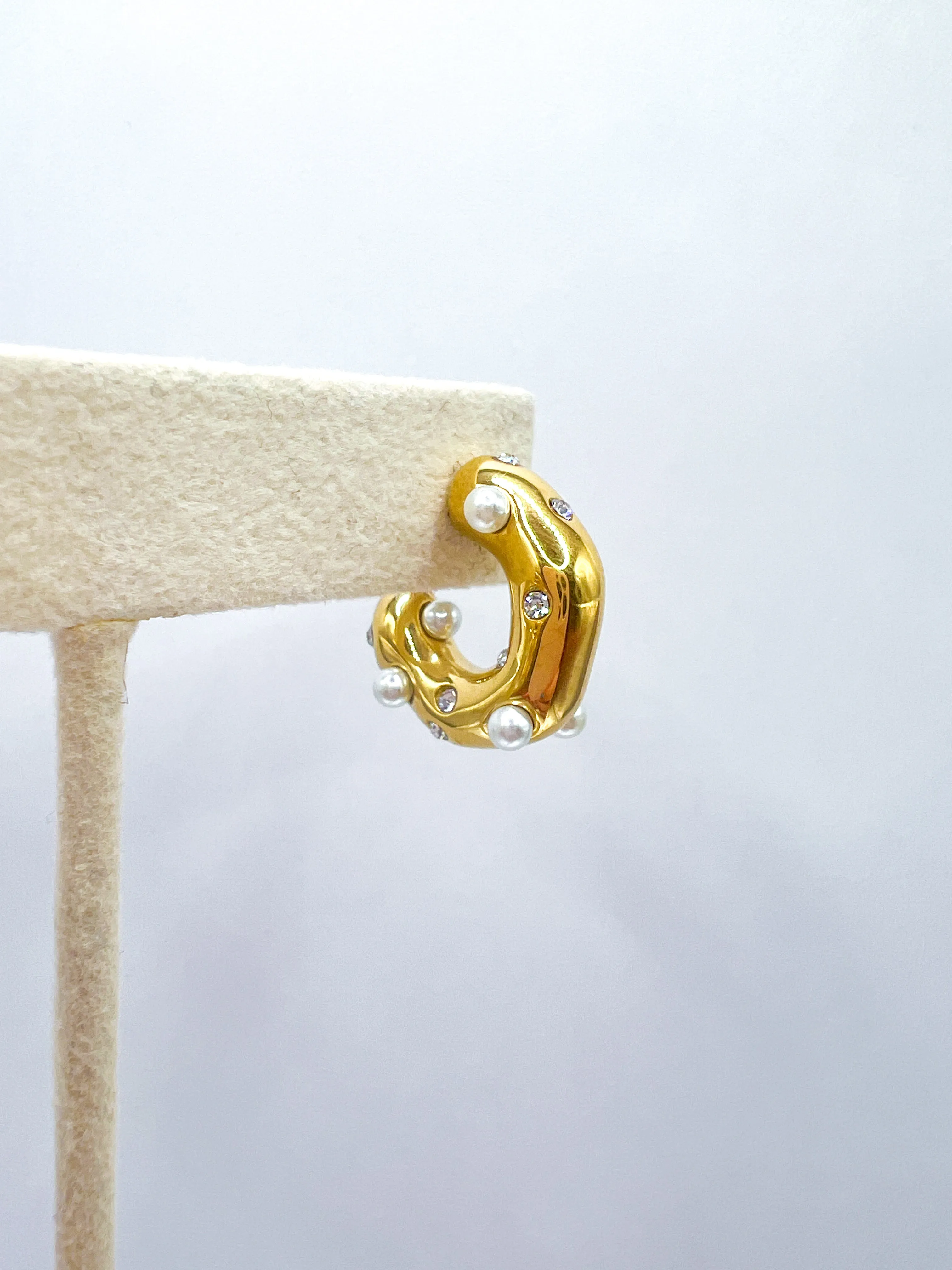 Chunky Gold Hoops