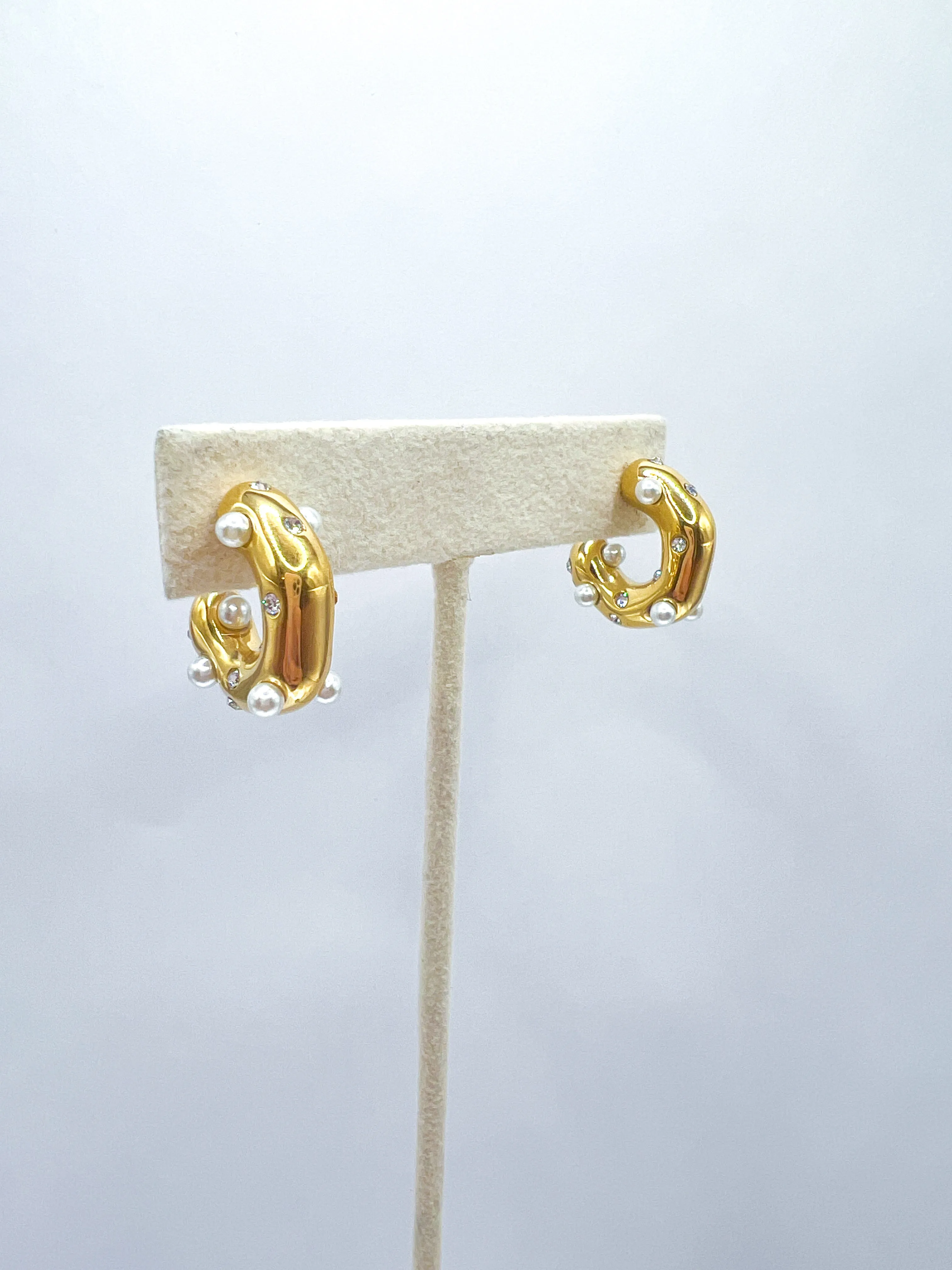 Chunky Gold Hoops