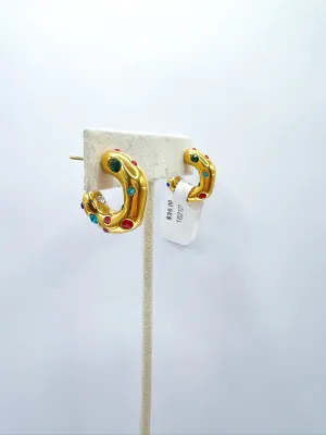 Chunky Gold Hoops
