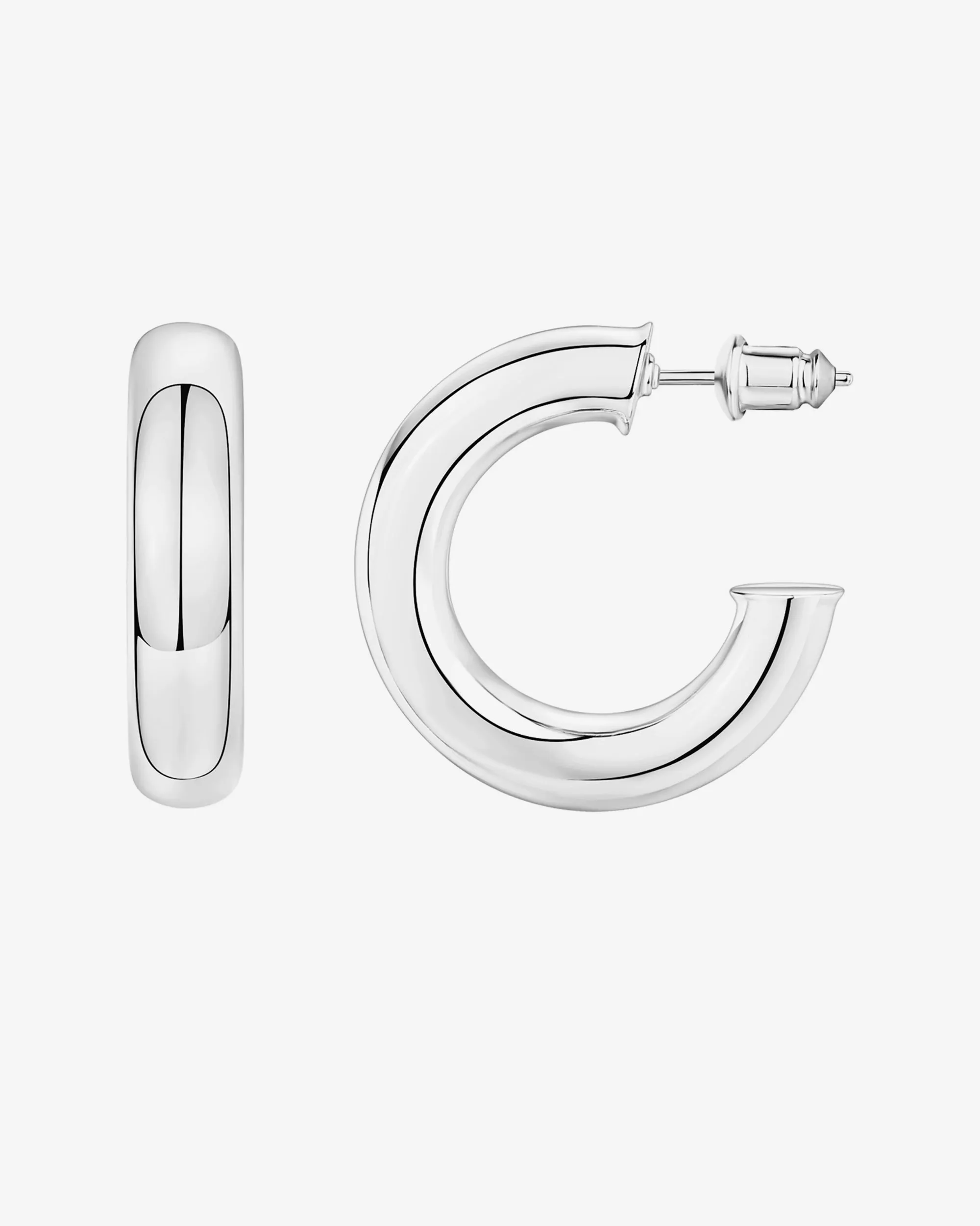 Chunky Open Hoops (6.5mm)
