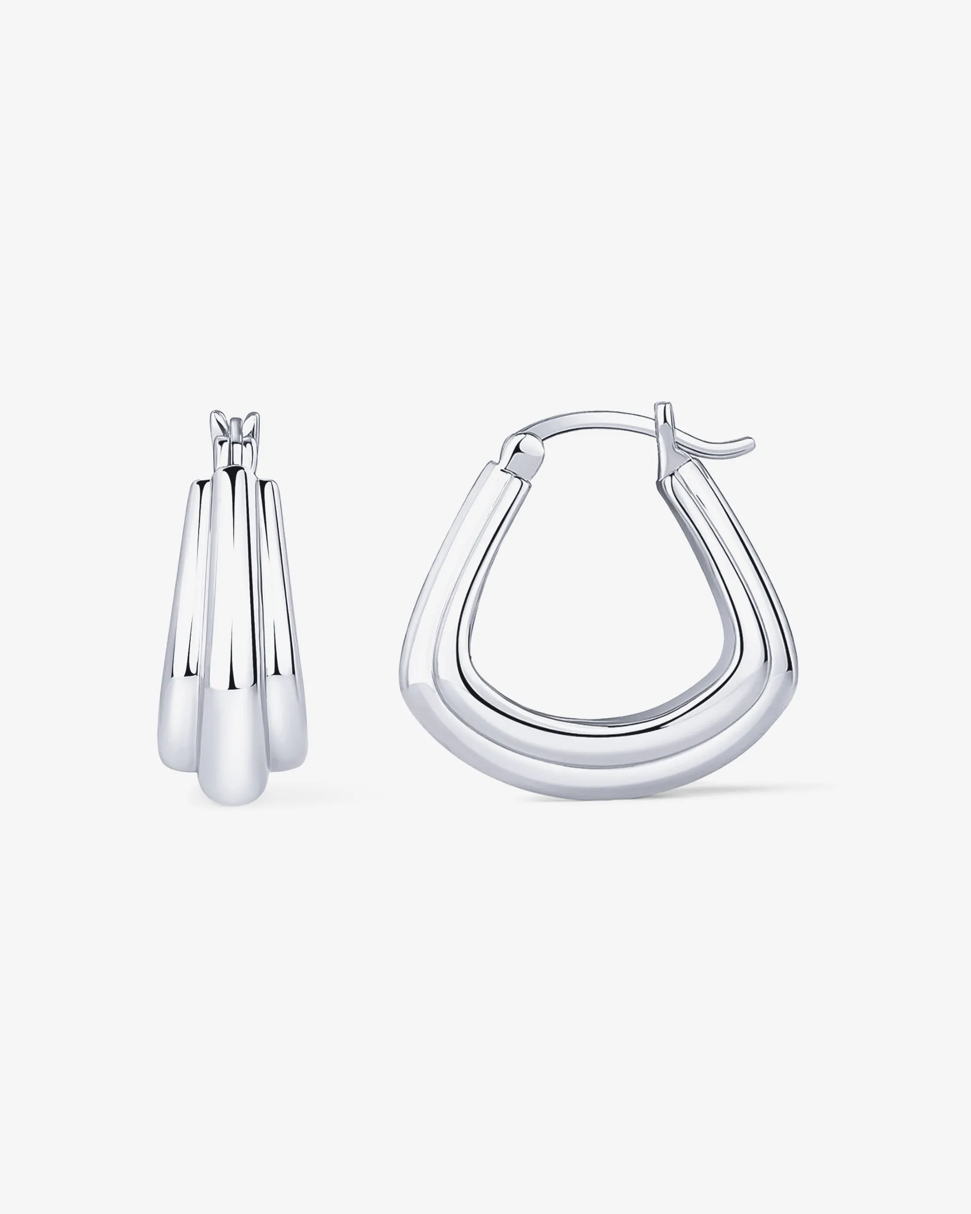 Chunky Triangle Hoops