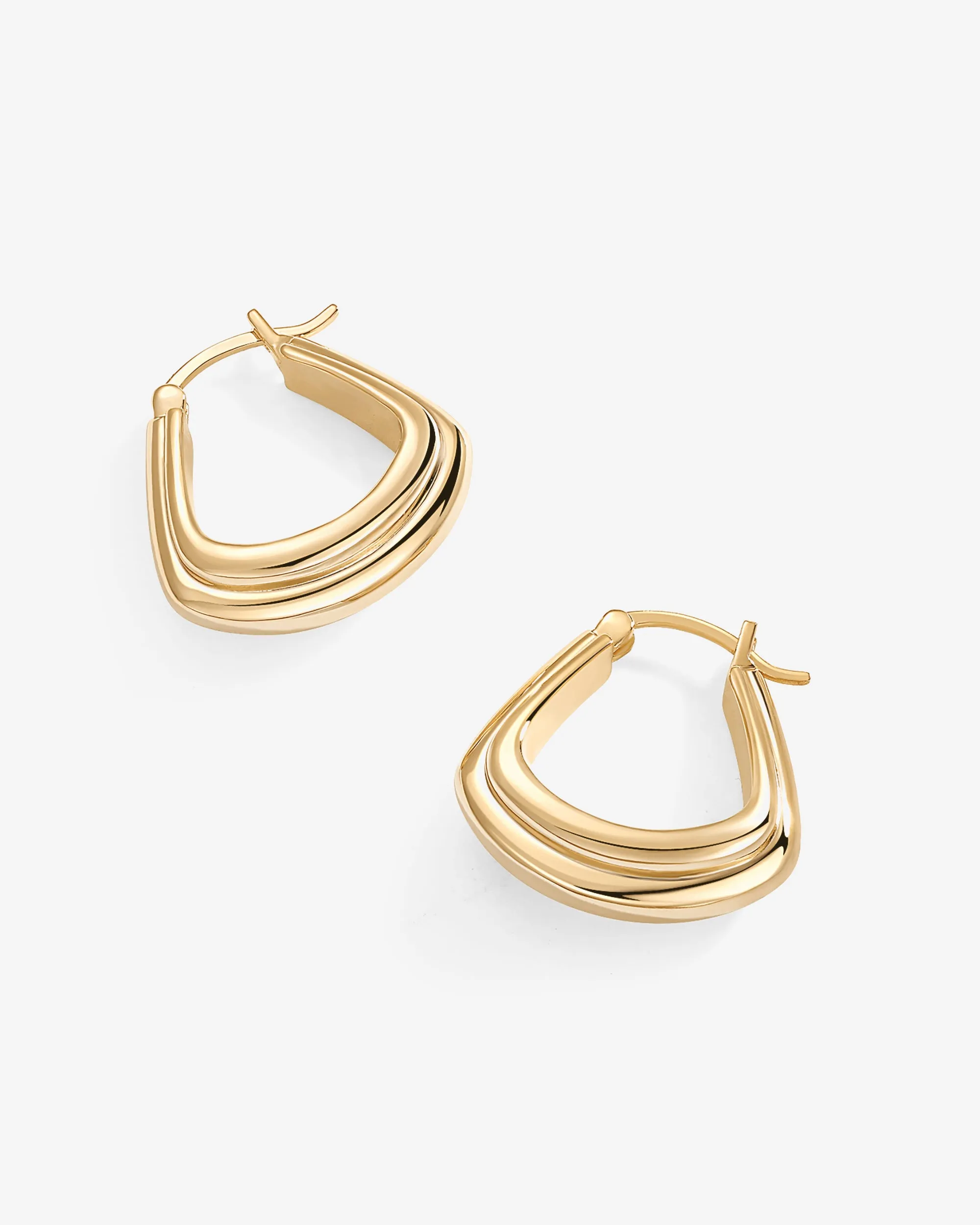 Chunky Triangle Hoops