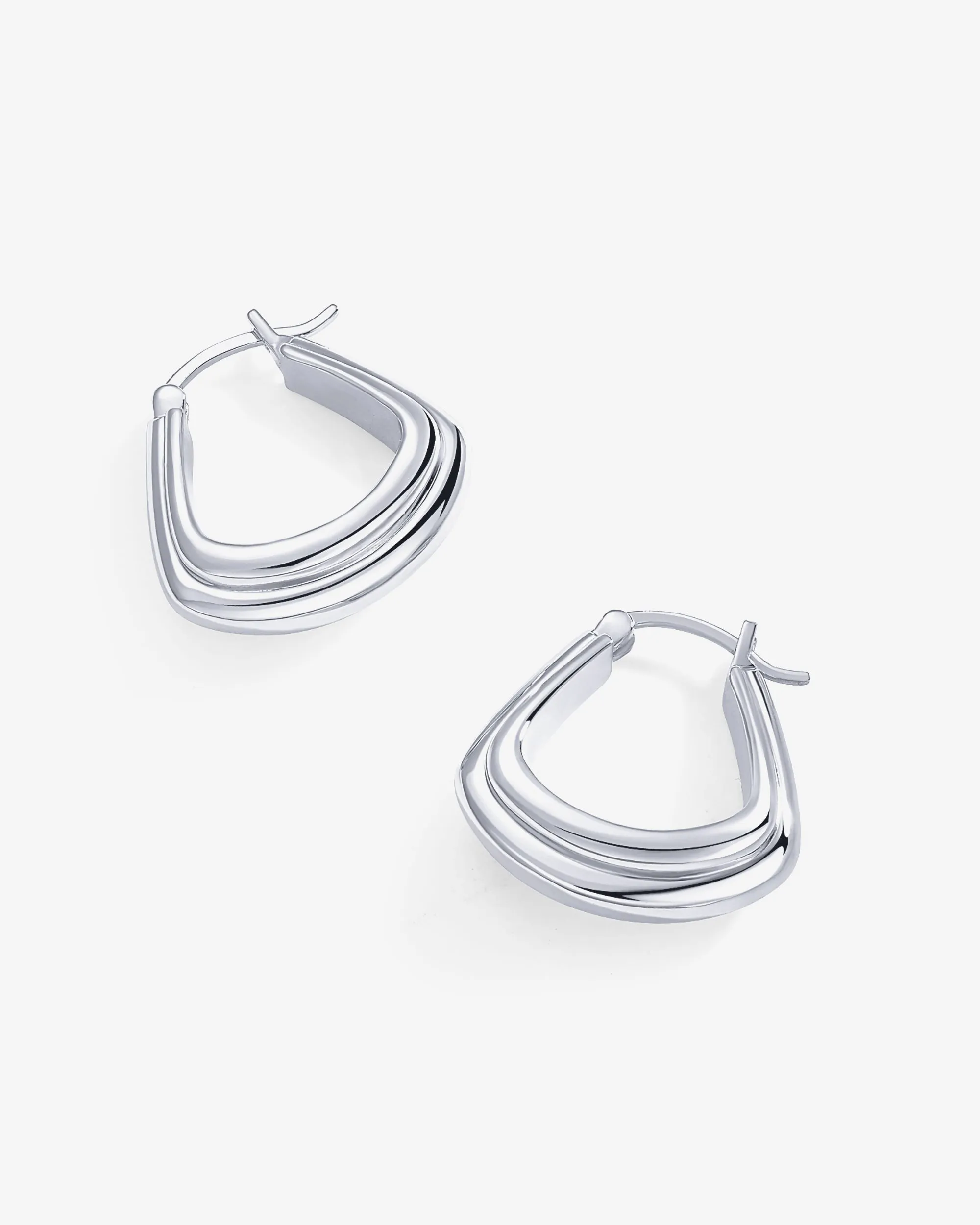 Chunky Triangle Hoops