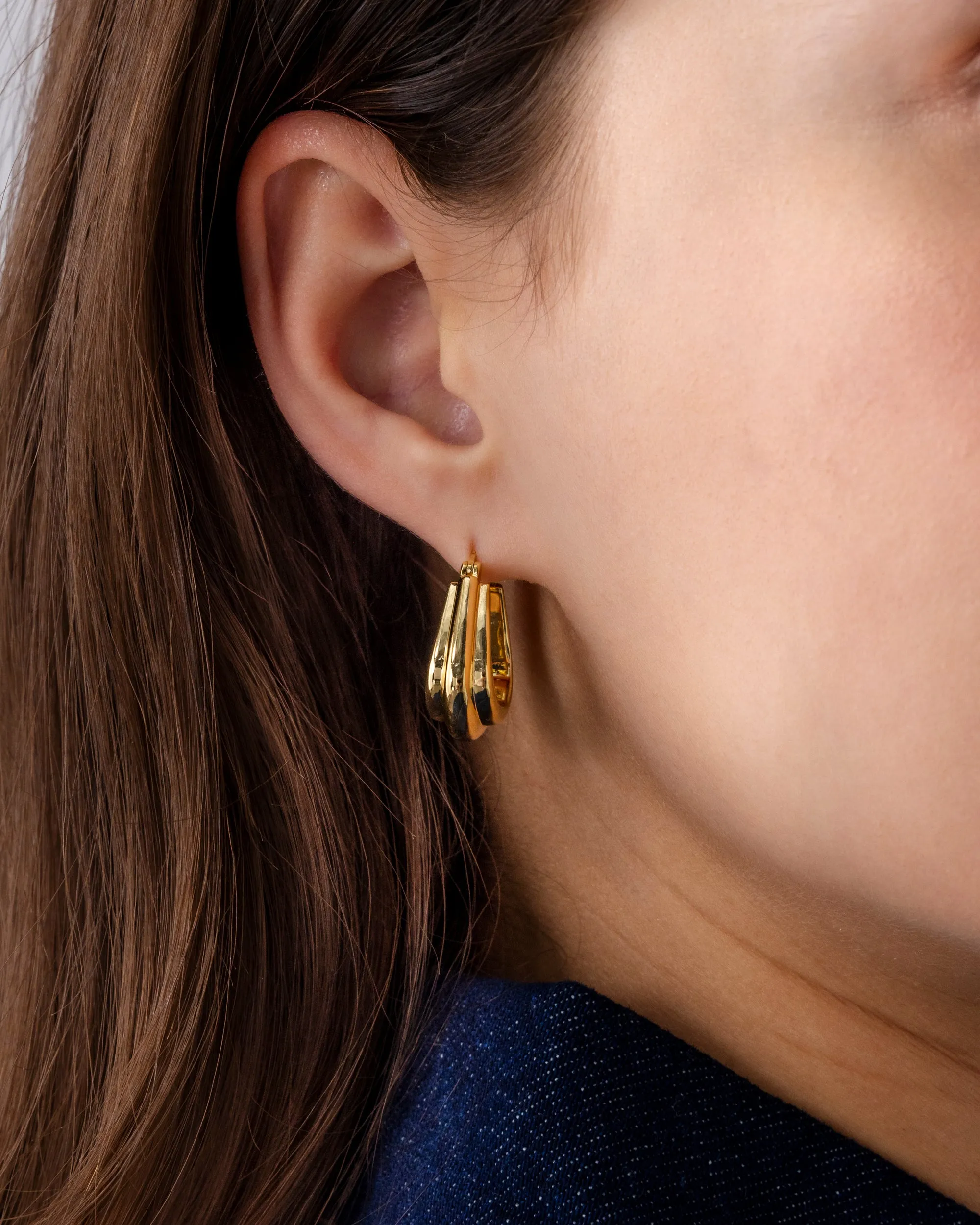 Chunky Triangle Hoops