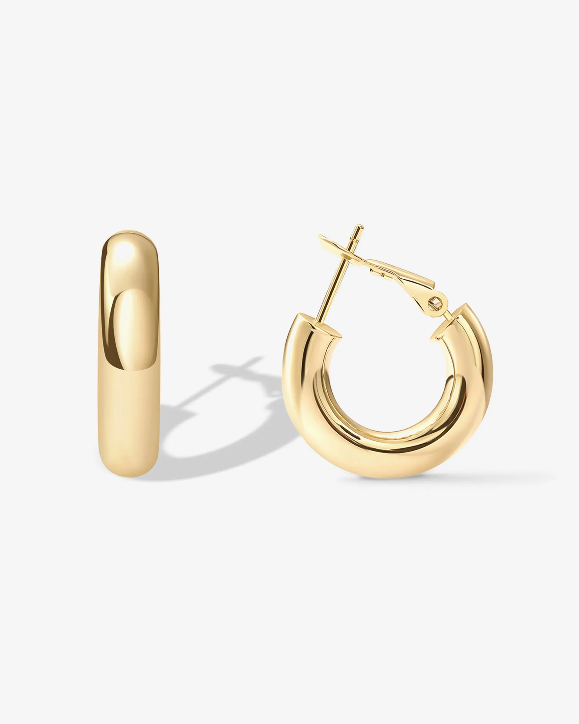Clasp Back Chunky Hoops