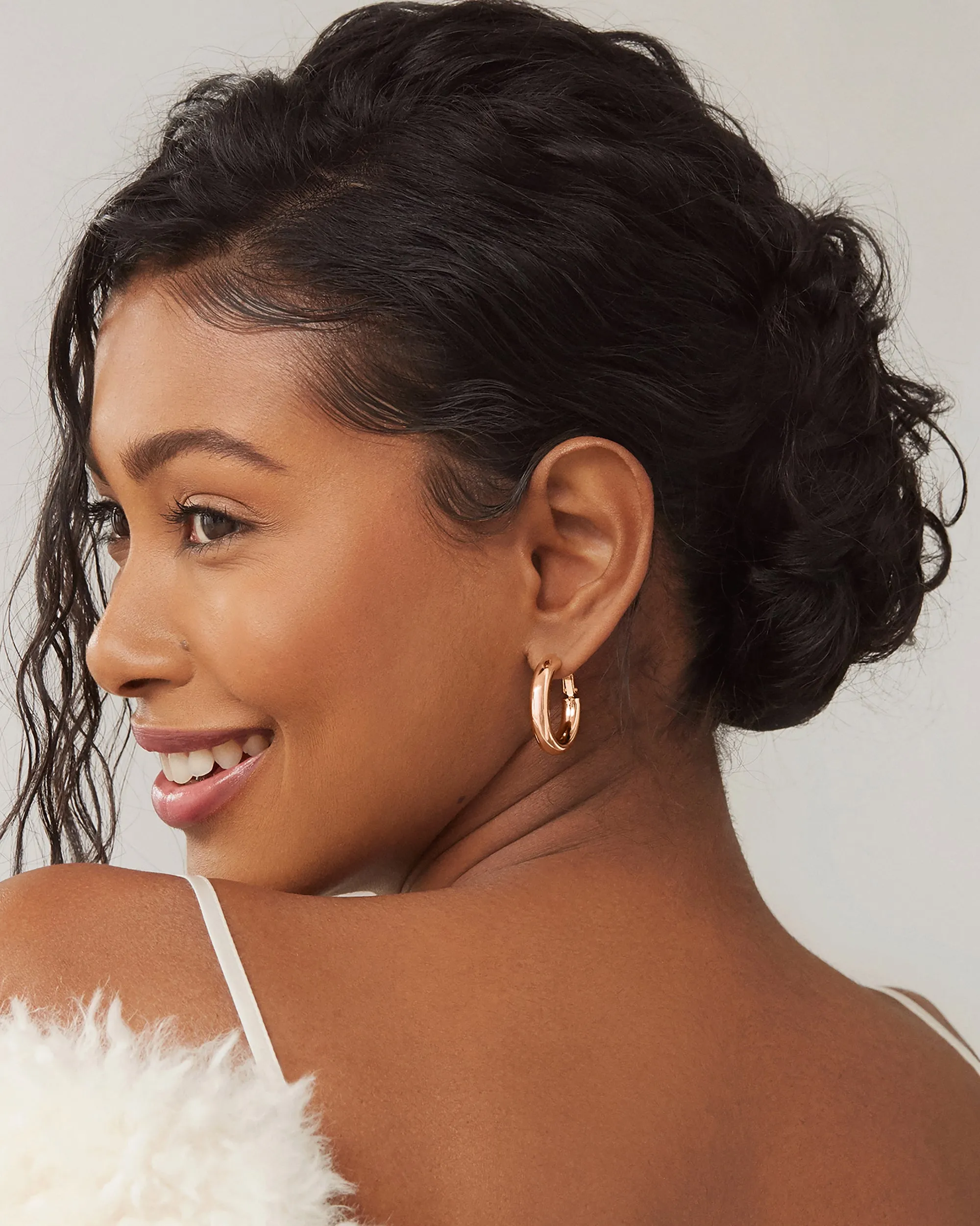 Clasp Back Chunky Hoops