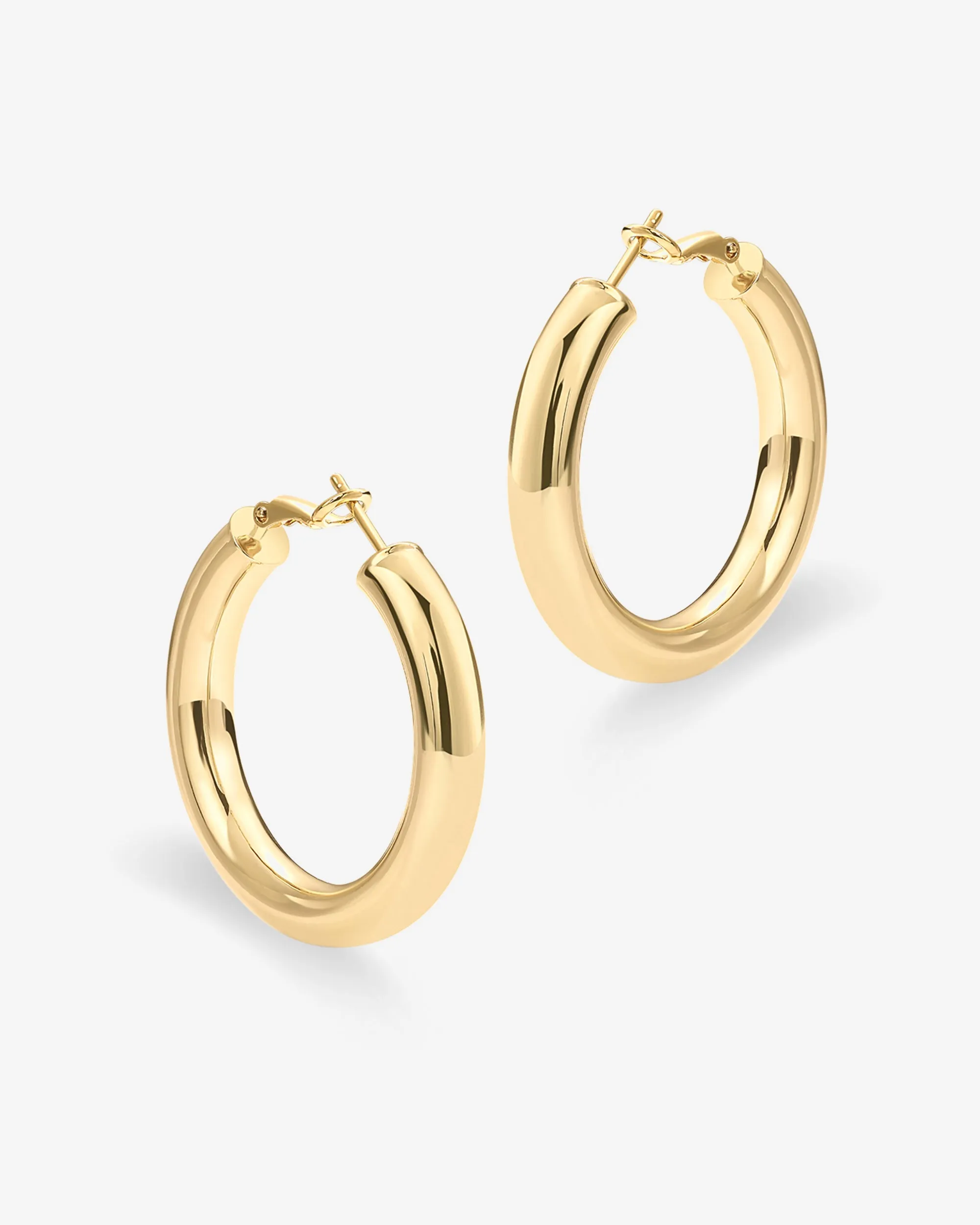 Clasp Back Chunky Hoops