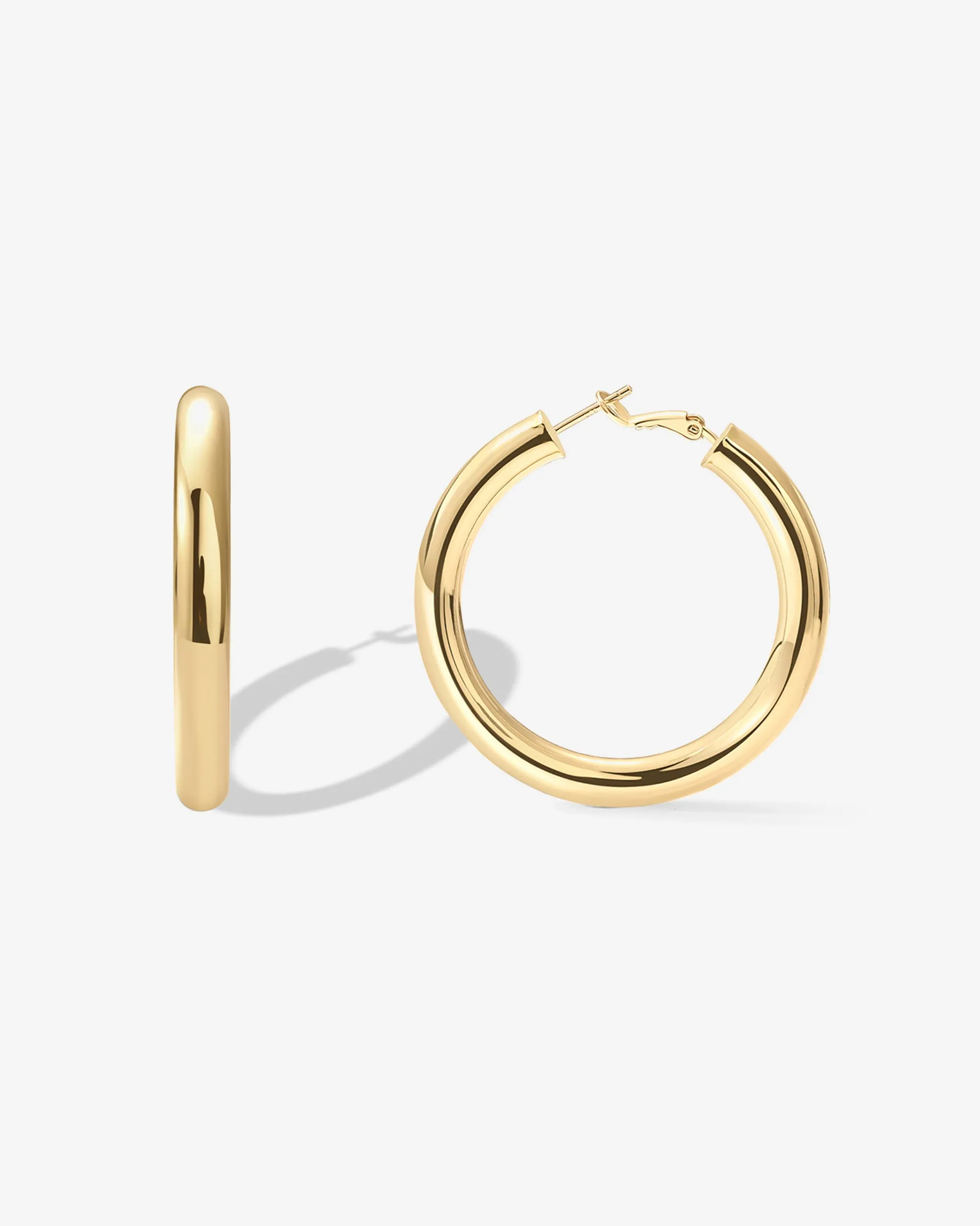 Clasp Back Chunky Hoops