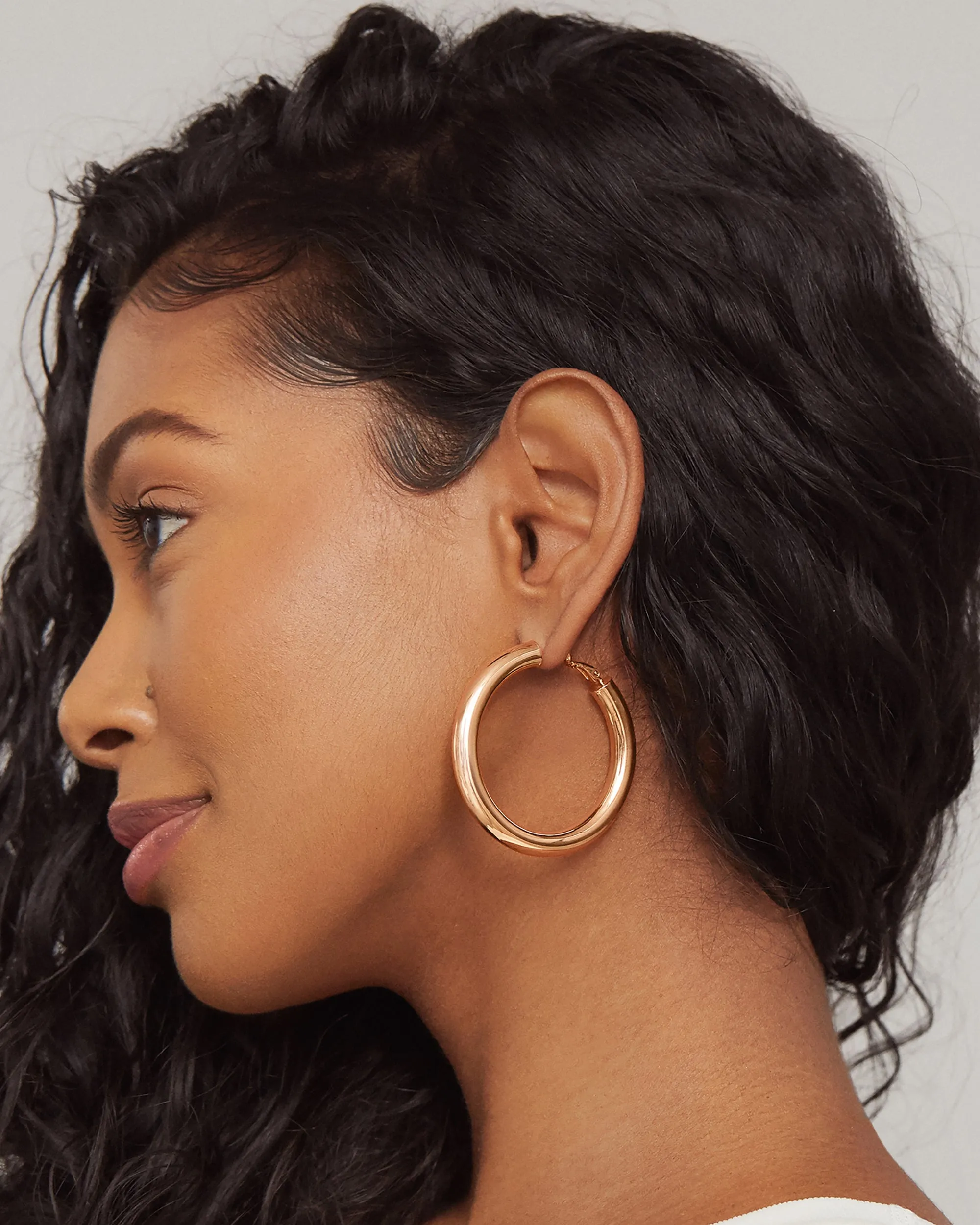 Clasp Back Chunky Hoops