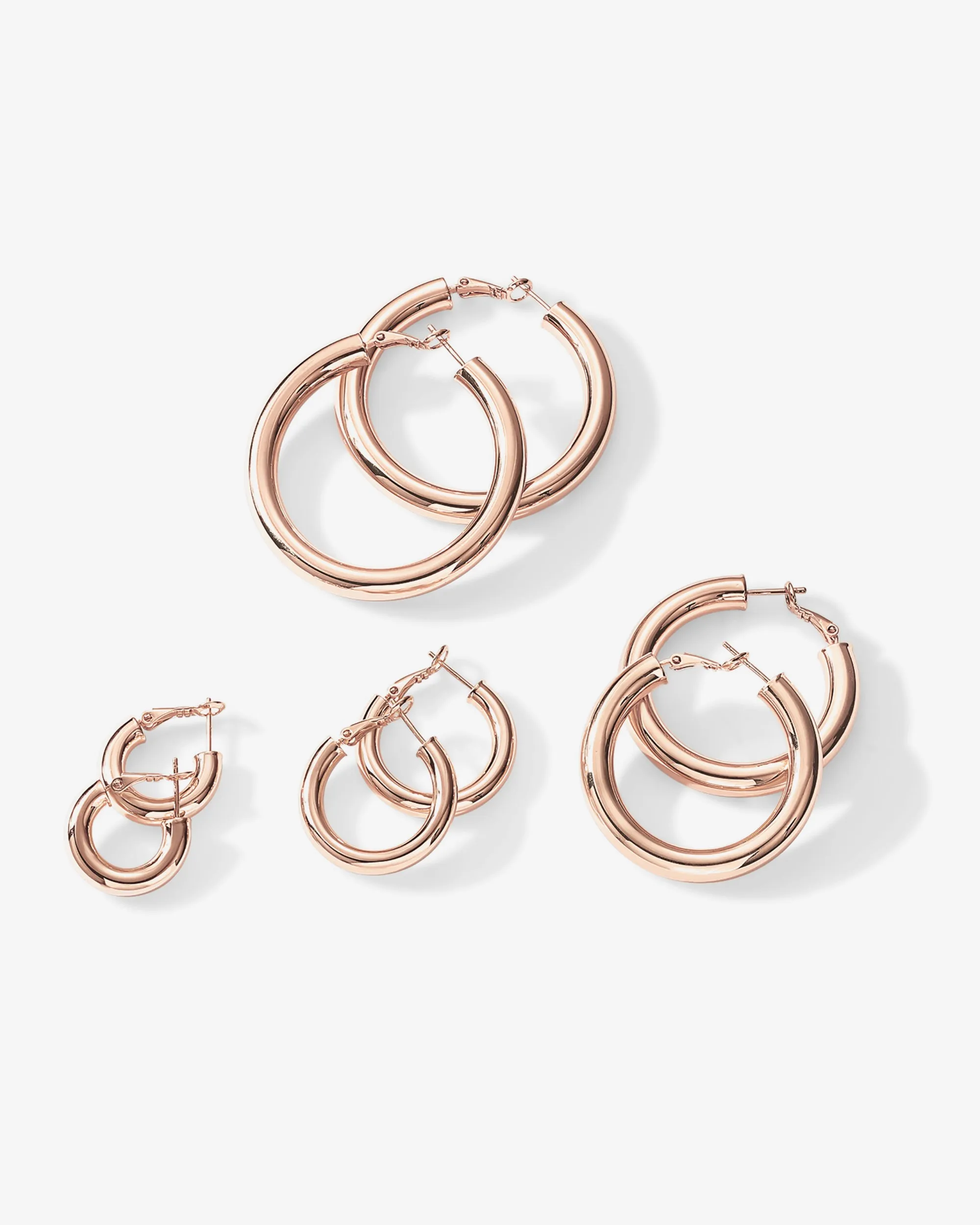 Clasp Back Chunky Hoops