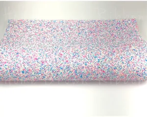 Confetti Chunky Glitter Sheet - Purple, Pink & Blue