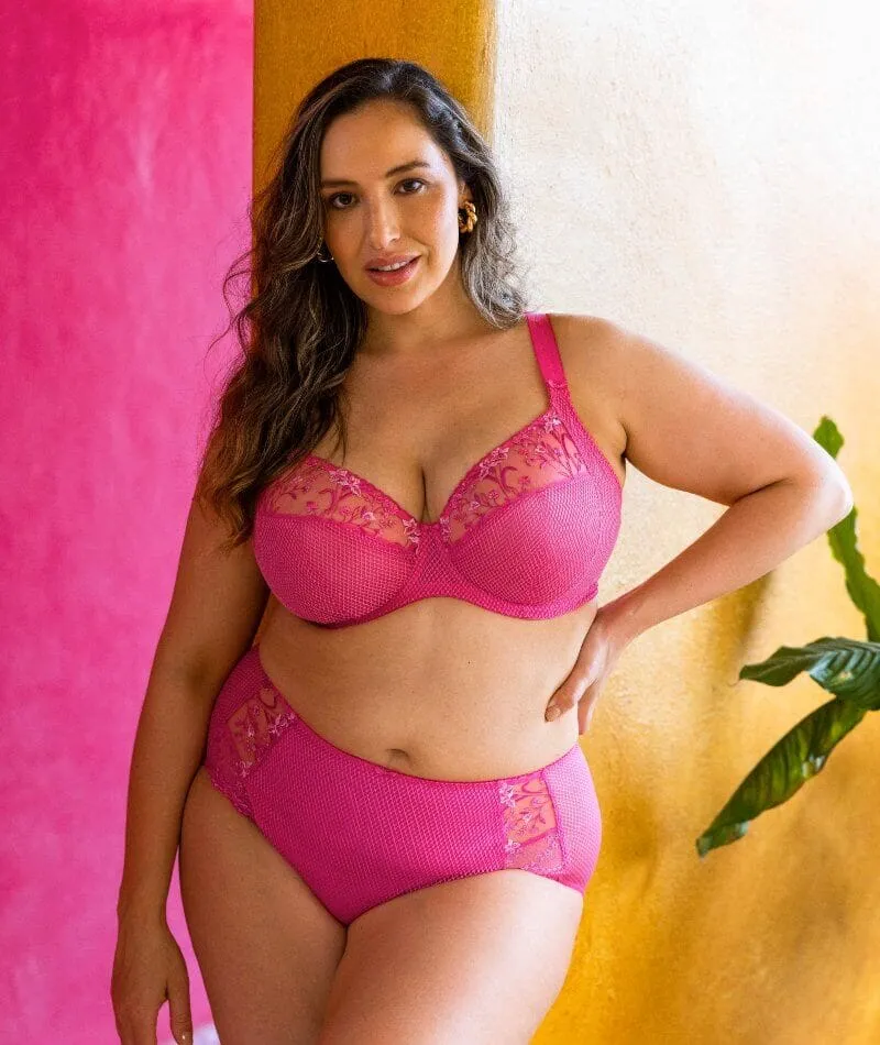Elomi Charley Underwire Plunge Bra - Pink