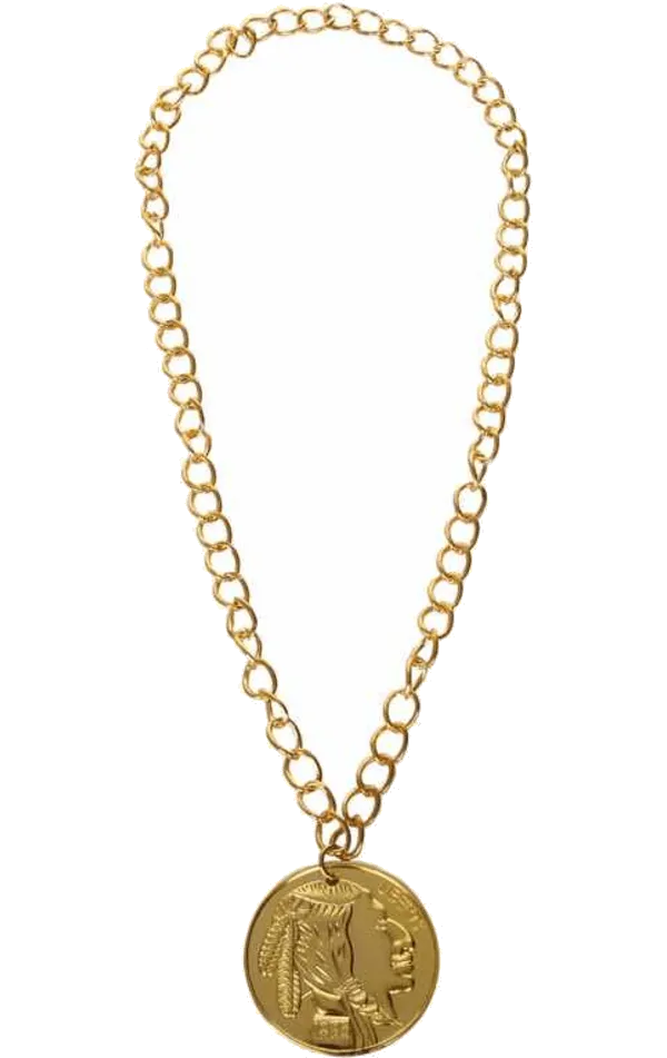 Gold Medallion Necklace