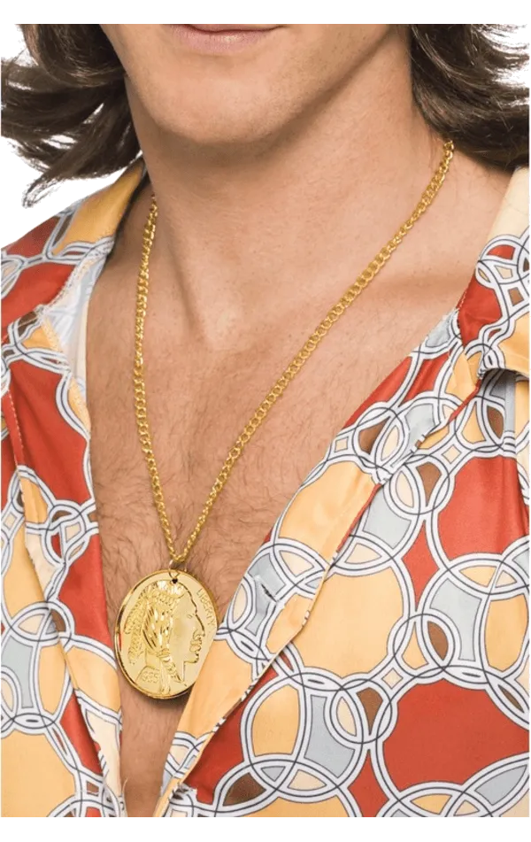Gold Medallion Necklace