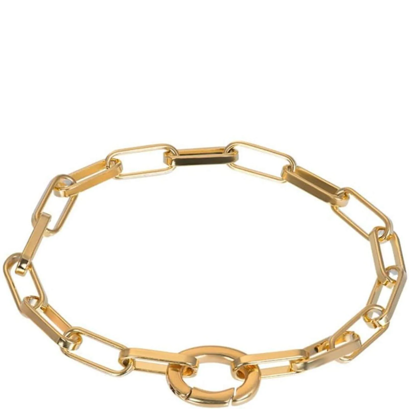iXXXi Chunky Rectangle Link Bracelet - Gold