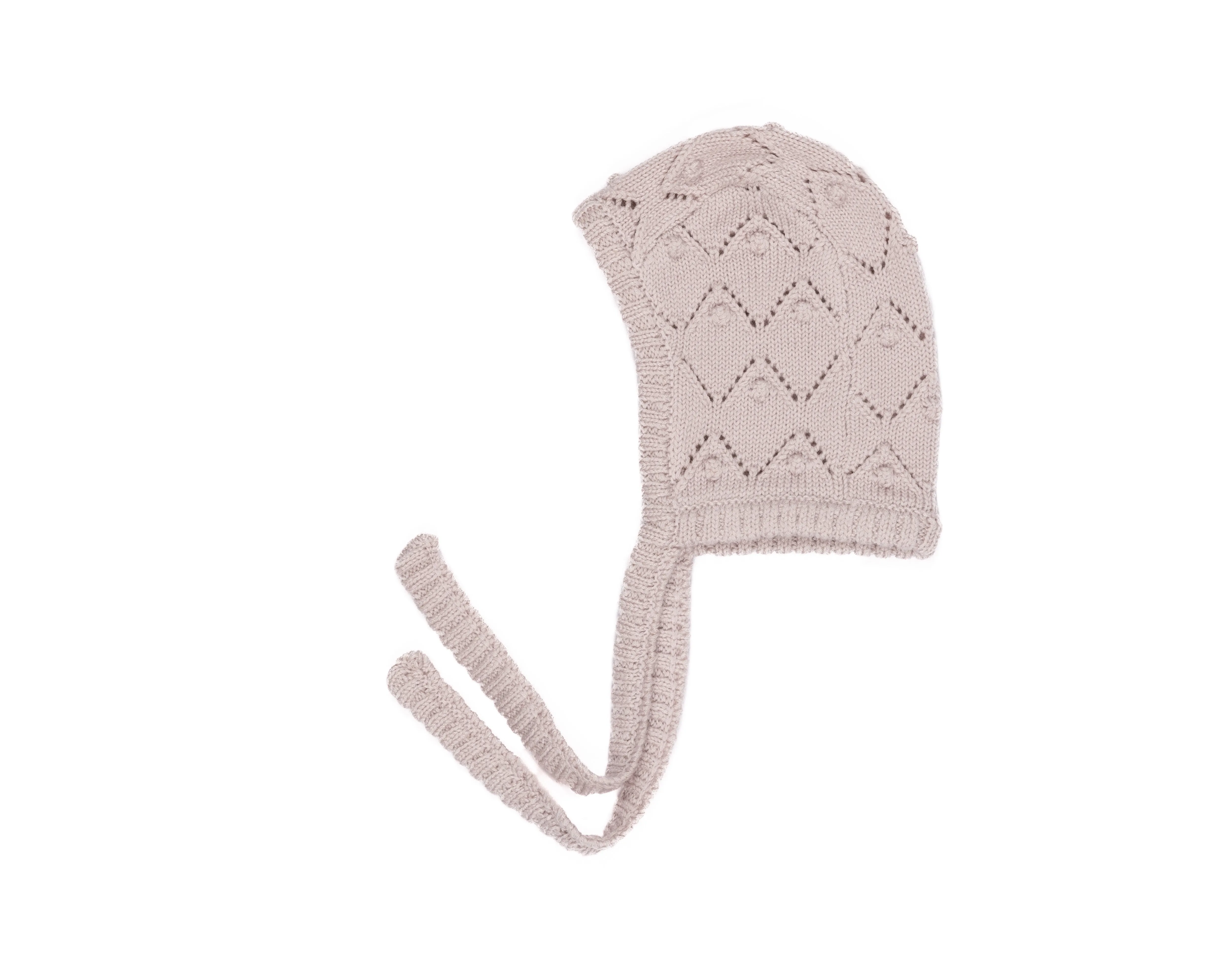 Kipp Pink Pointelle Cardigan & Bonnet Set