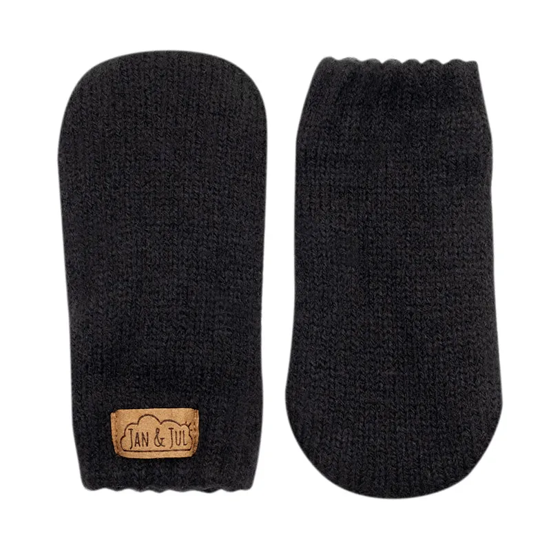 Knit Mittens | Black