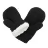 Knit Mittens | Black
