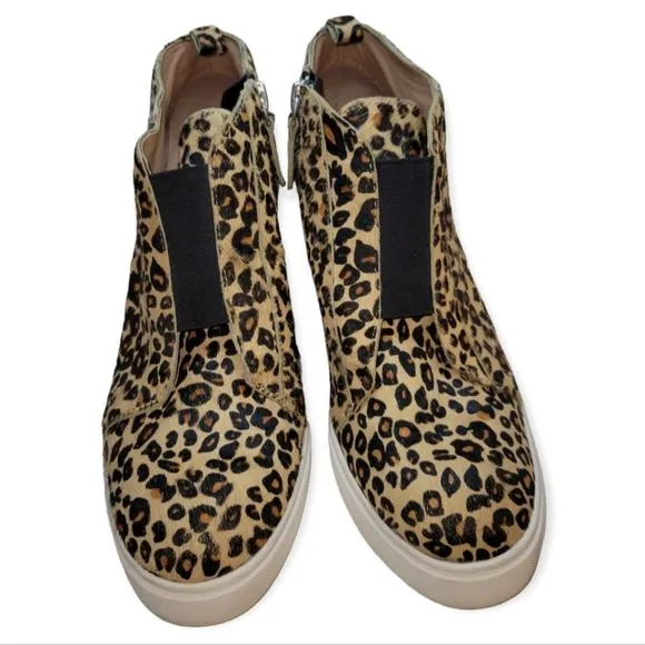 Linea Paolo Felicia III Original Platform Wedge Sneaker Bootie Size 6M