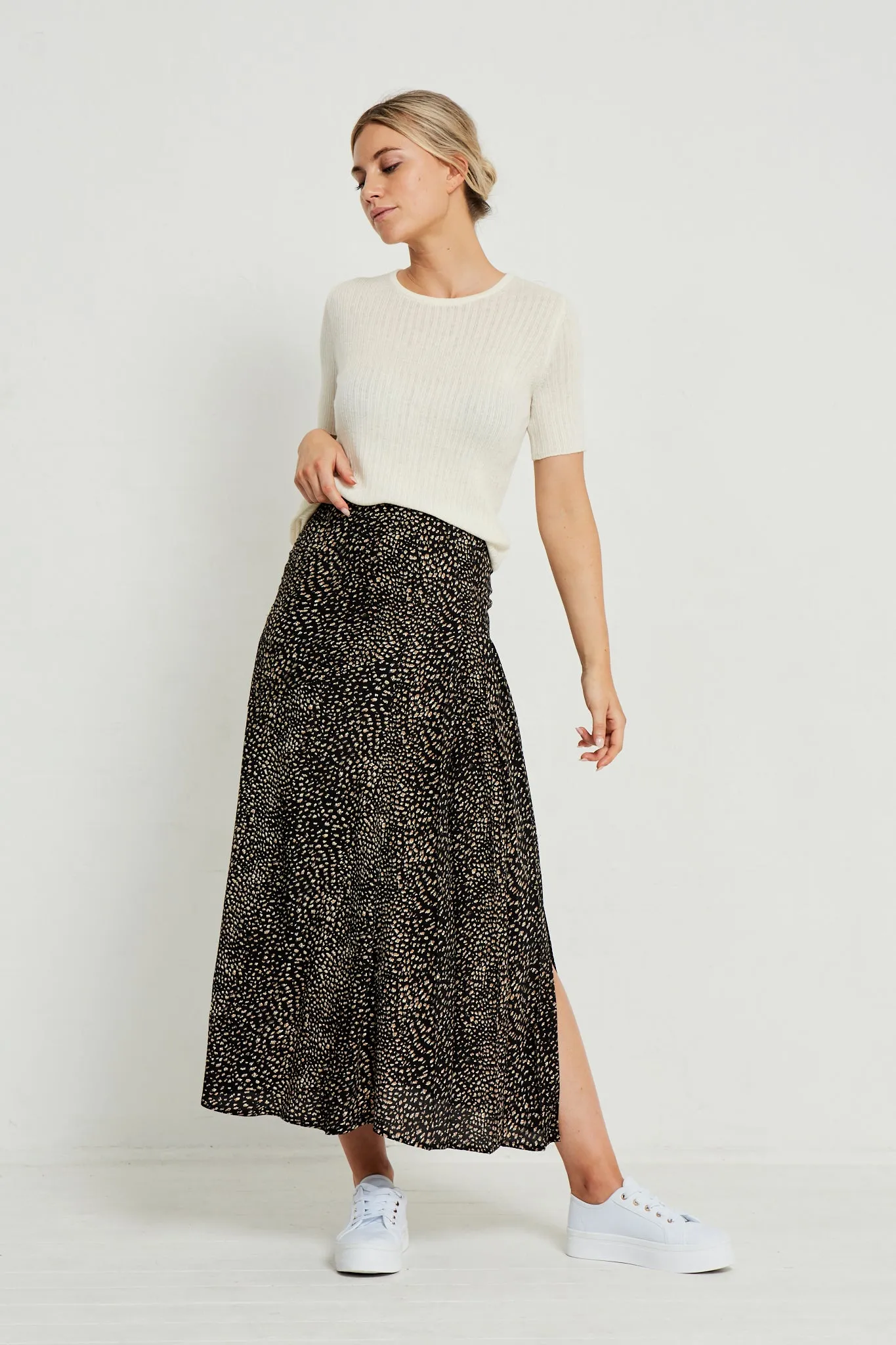 Little Lies Renee Skirt (Black)
