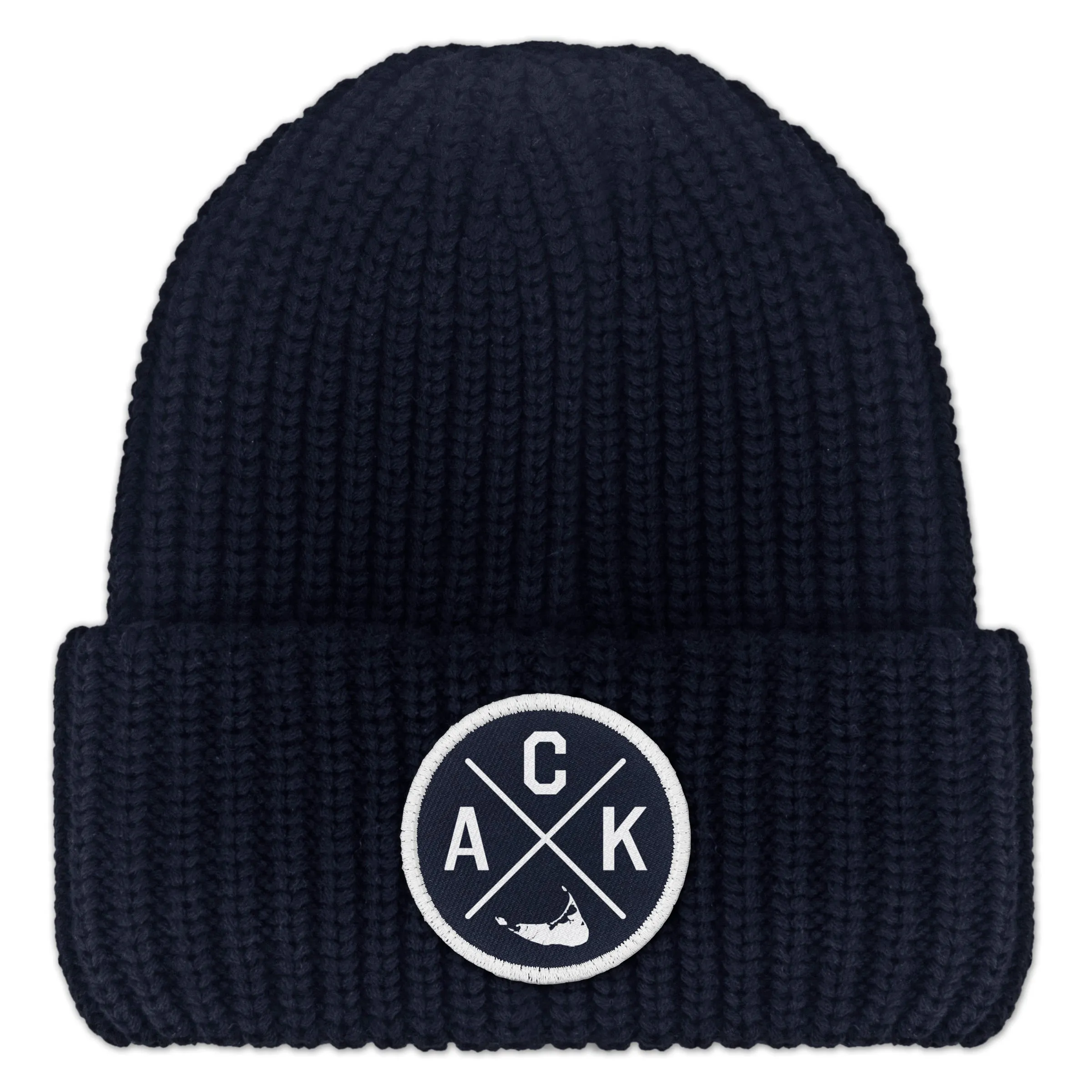 Nantucket ACK Emblem Chunky Knit