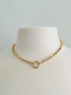 NL83 RING CHUNKY CHAIN