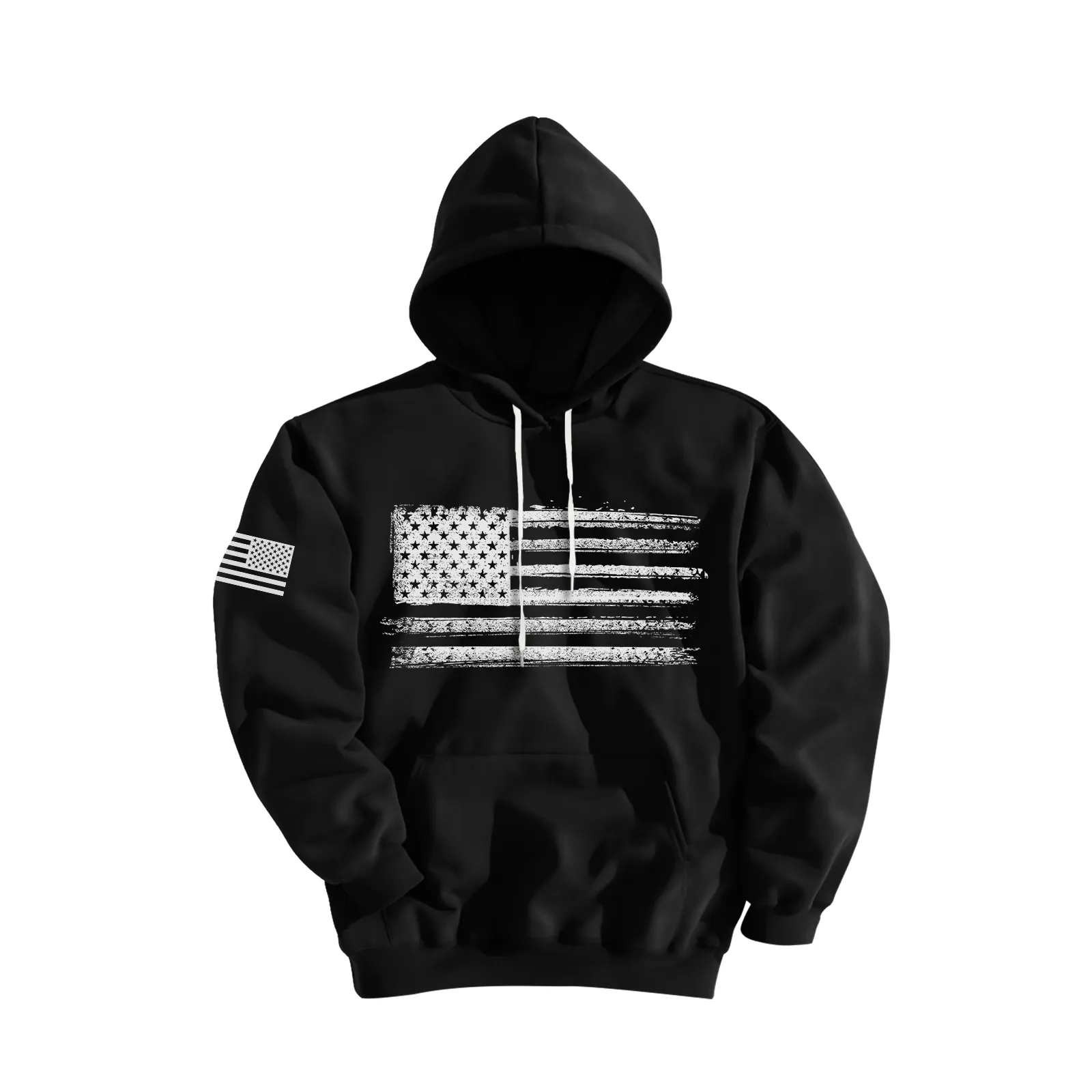 PATRIOTIC USA FLAG HOODIE