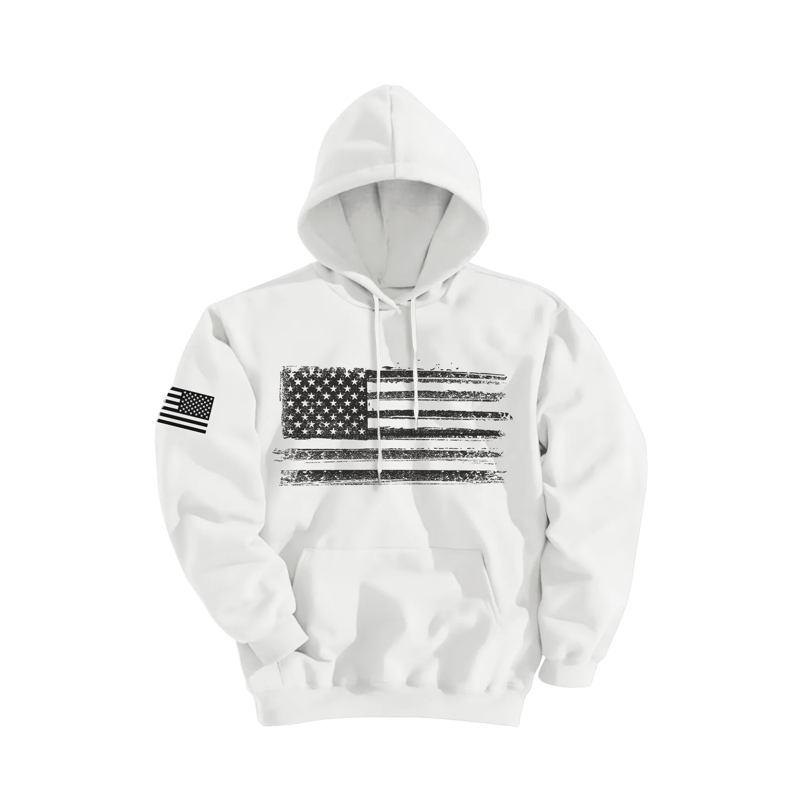 PATRIOTIC USA FLAG HOODIE