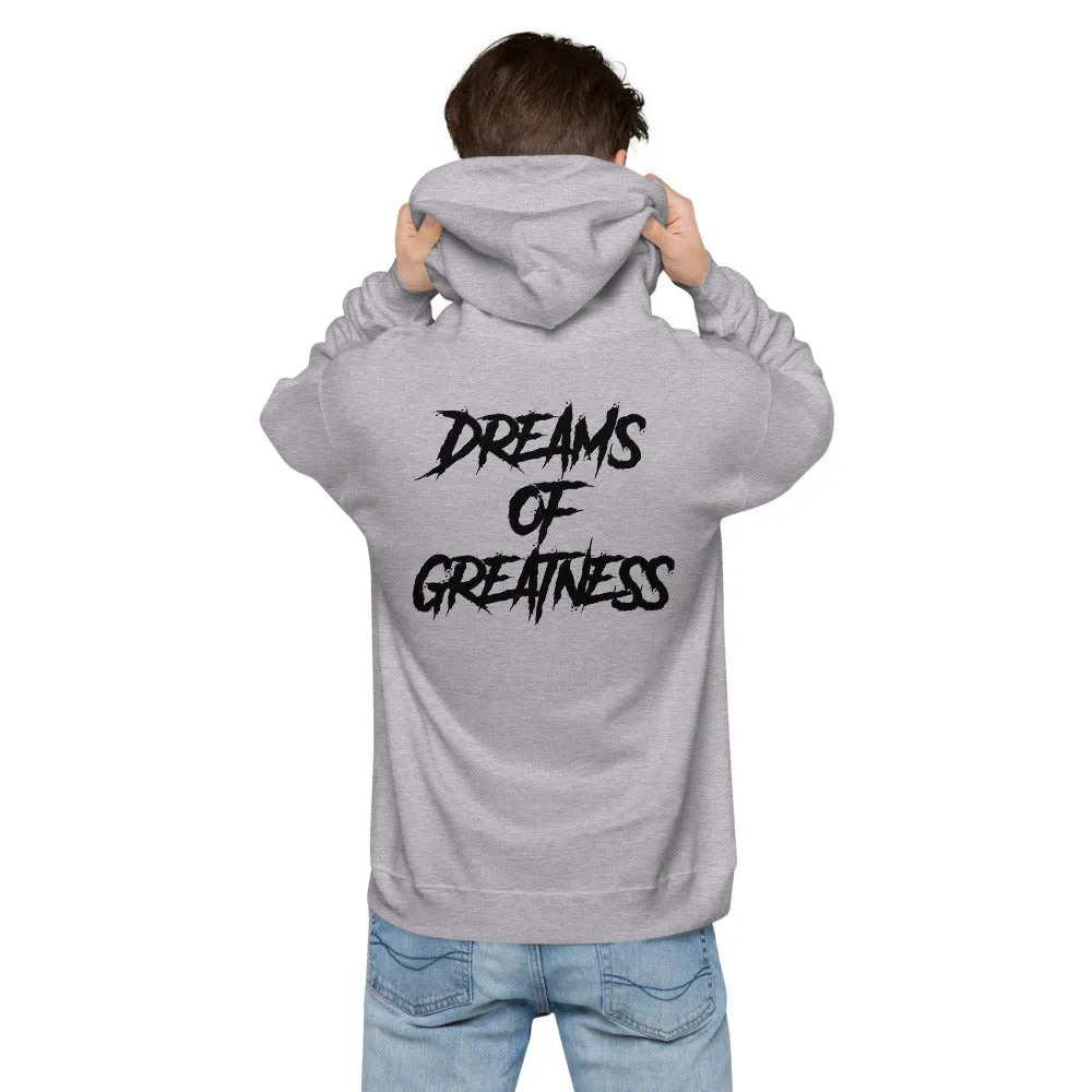 Paw Print New School Fleece Hoodie