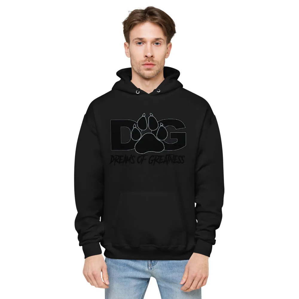 Paw Print New School Fleece Hoodie