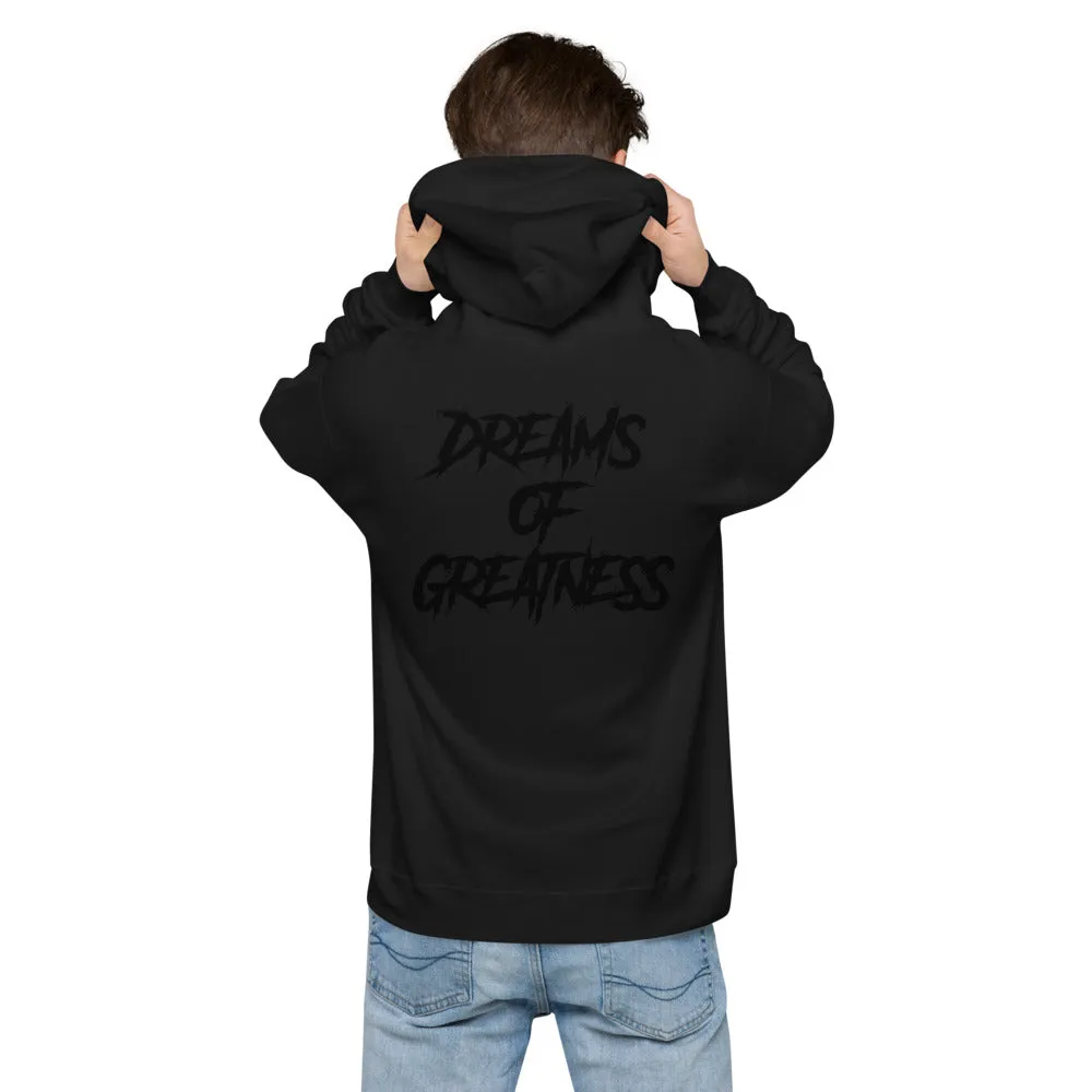 Paw Print New School Fleece Hoodie