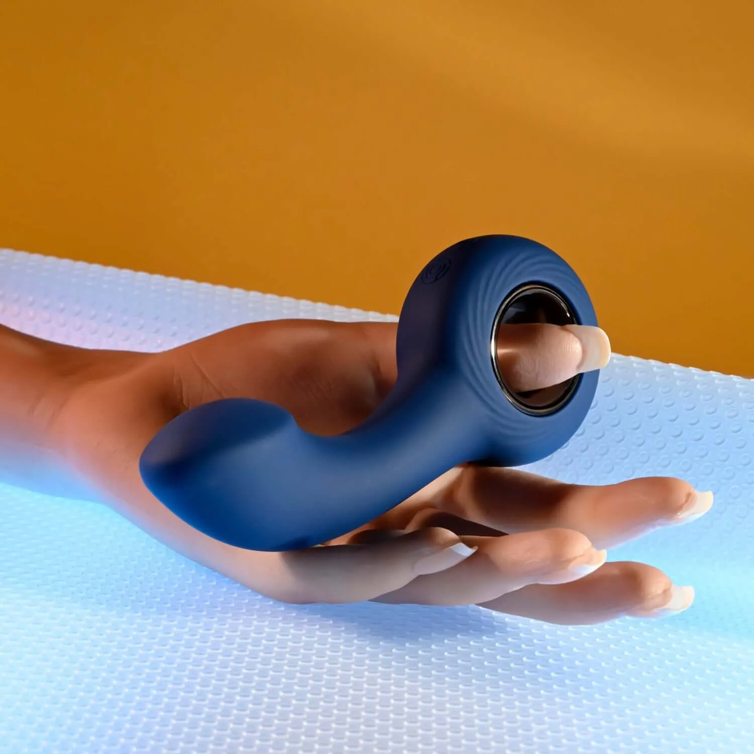 The Reach Anal Vibrator Blue